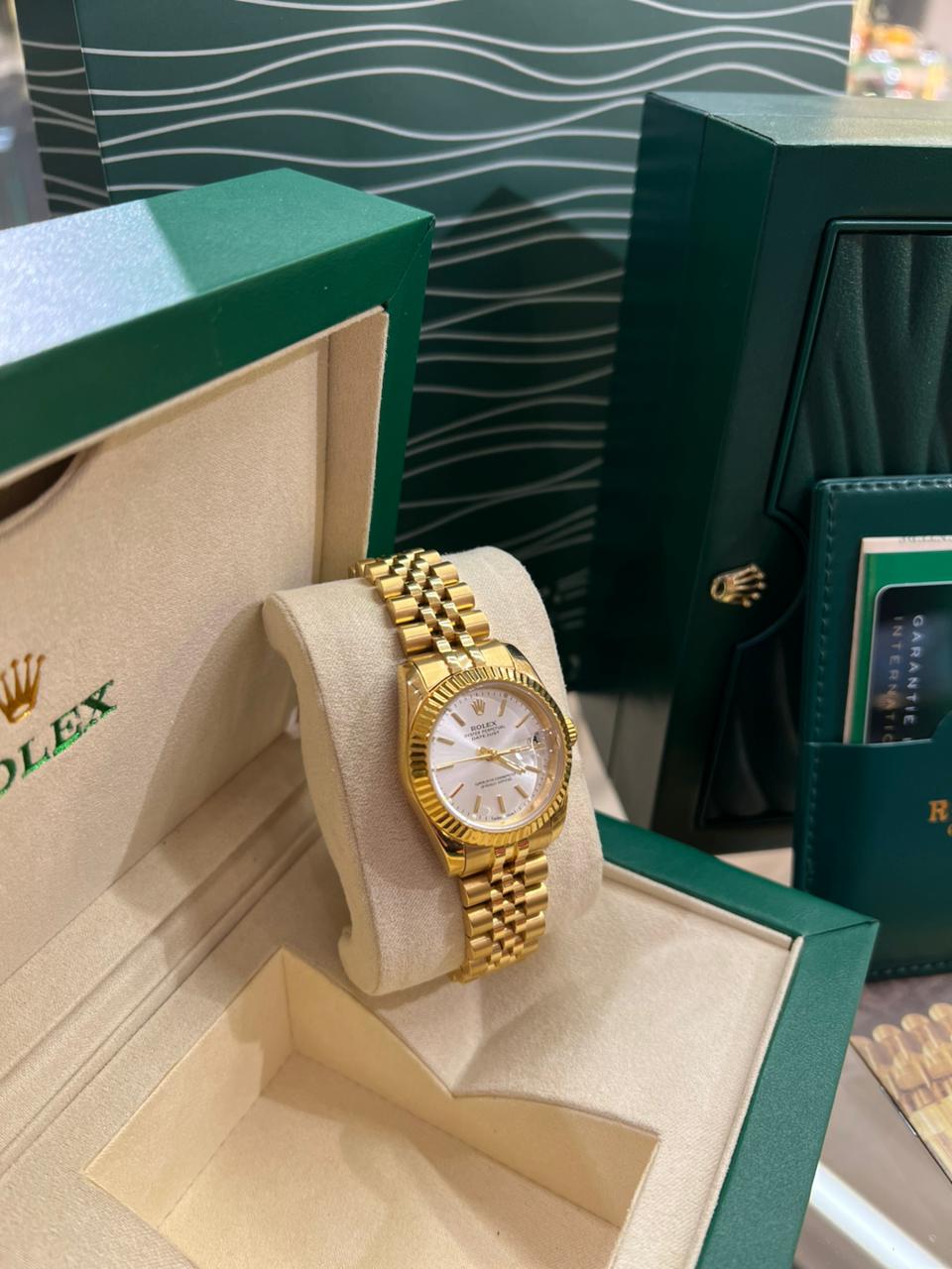 Rolex datejust 31 gold