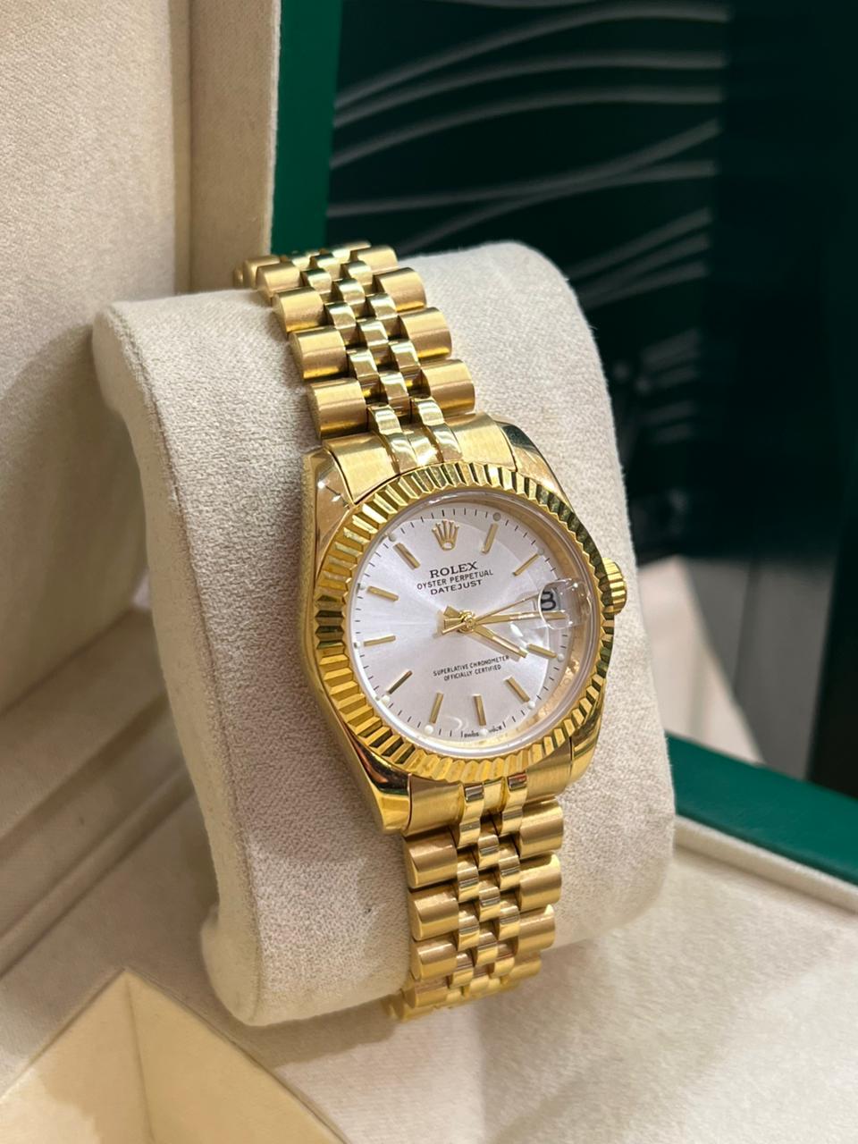 Rolex datejust 31 gold