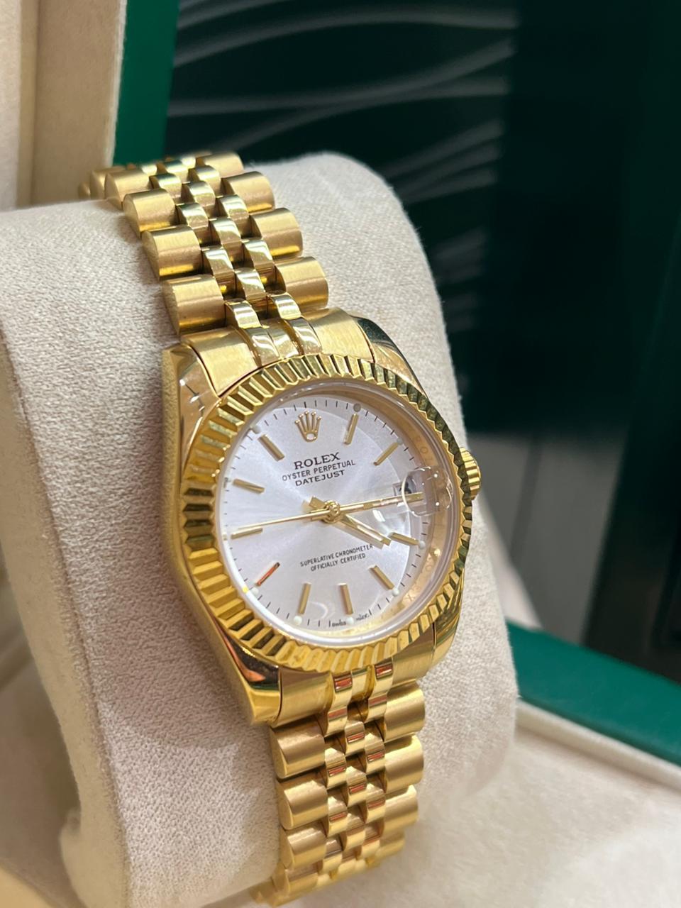 Rolex datejust 31 gold