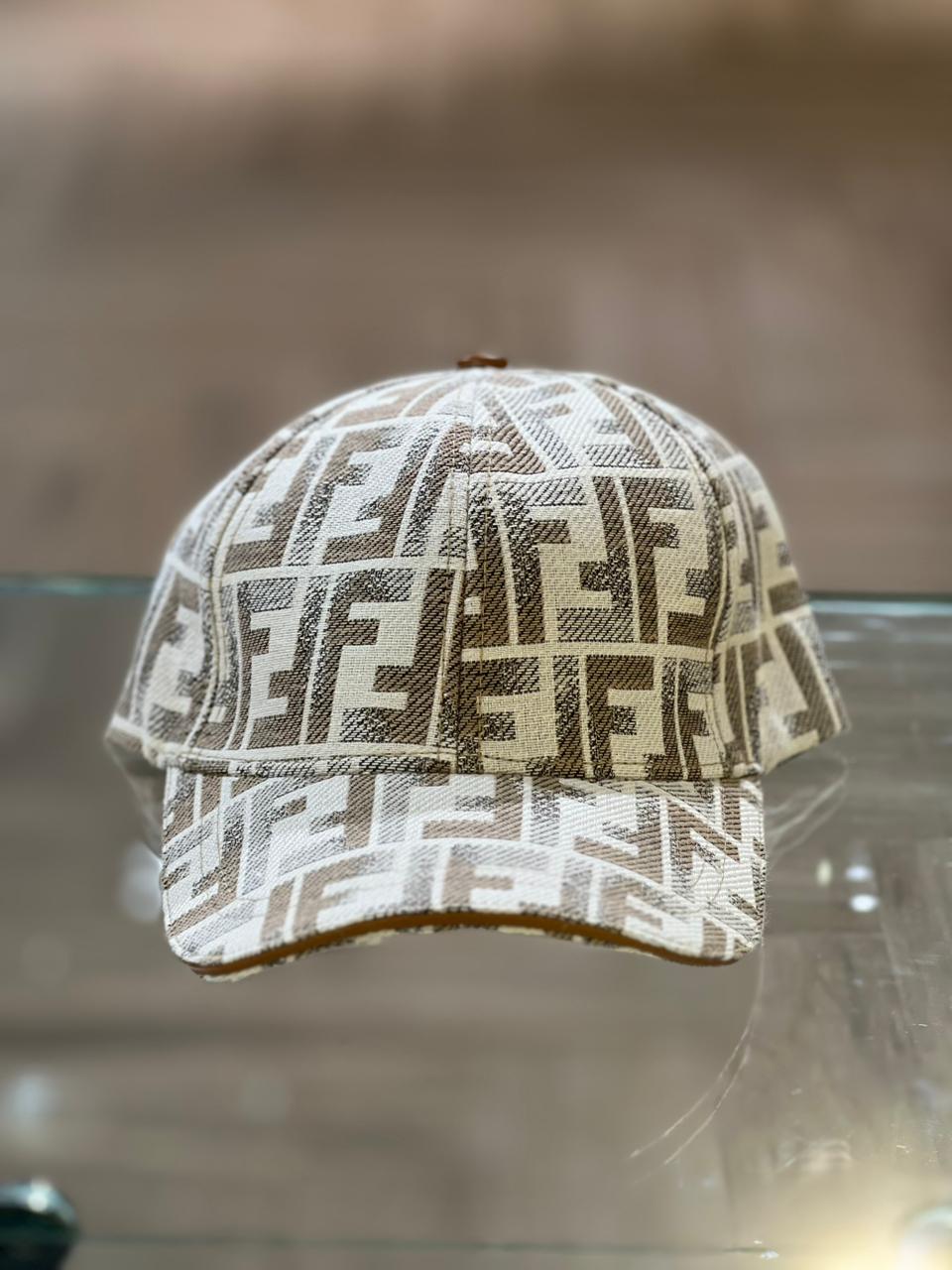 Fendi Signature Beige Cap