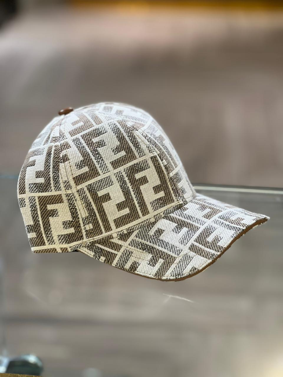 Fendi Signature Beige Cap