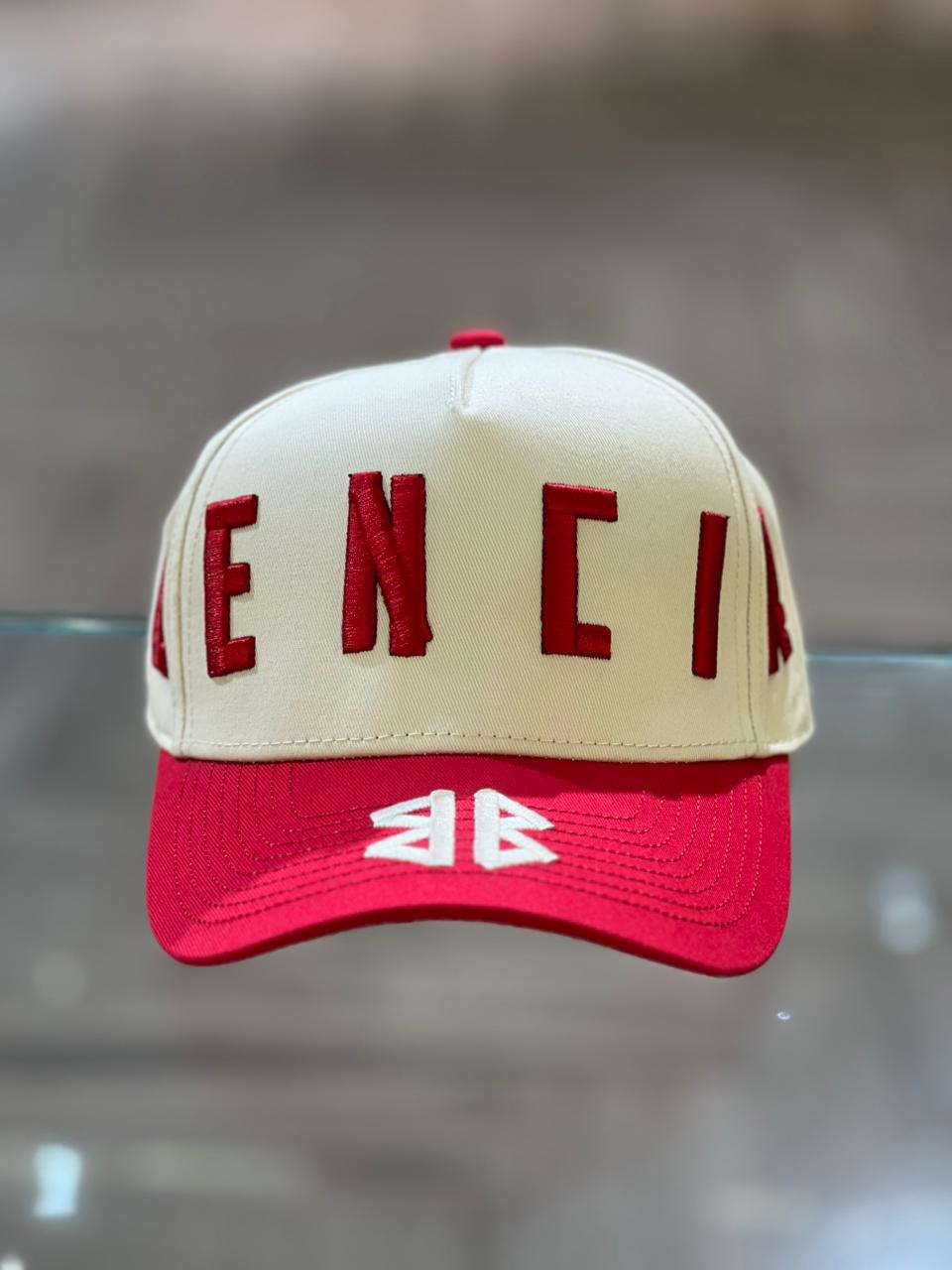 Balenciaga Red & White Vision Cap
