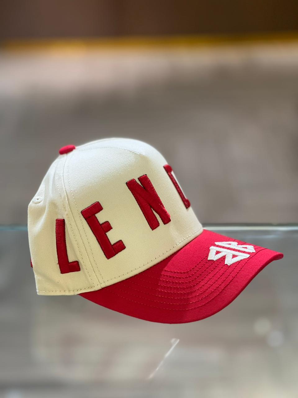 Balenciaga Red & White Vision Cap